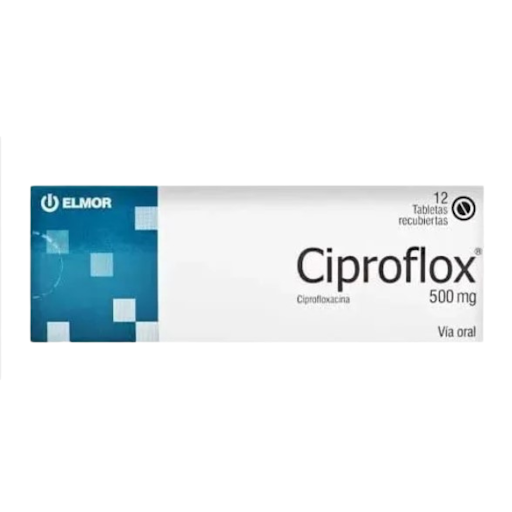 CIPROFLOX CIPROFLOXACINA 500MG TAB X 12